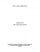 ENSAYO “MODELO ADMINISTRATIVO”