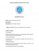DETERMINACION DE LA SOLUBILIDAD DE LOS SOLIDOS