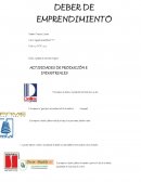 Trabajo de ejemplos de idea de negocio