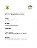 LA PROCRASTINACIÓN.