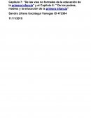 Capitulo 7 vías no formales de la educacion