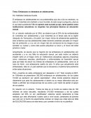 Embarazos no deseados en adolescentes.