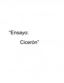 “Ensayo: Cicerón”