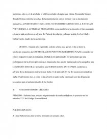 SOLICITO EXCARCELACION POR VENCIMIENTO DE PRISION PREVENTIVA. Página 3