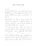 Concepto y Evolución de la calidad