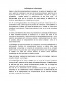 A Biología en la Sociología