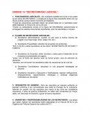 UNIDAD - SECRETARIADO JUDICIAL