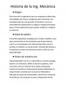 Historia de la ing. mecanica