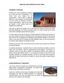 ARQUITECTURA VERNÁCULA EN EL PERU