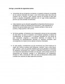 Correccion de estilo