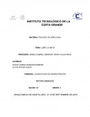 PROCESO DE DIRECCIÓN. LIBRO LA META