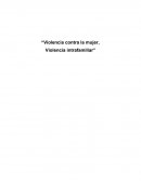 Violencia contra la mujer, violencia intrafamiliar