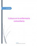 Cultura en la enfermería comunitaria