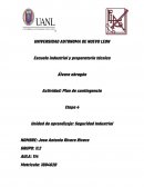 Actividad: Plan de contingencia