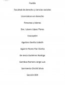 Licenciatura en derecho Personas y bienes
