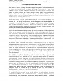 El contacto de culturas en Ecuador