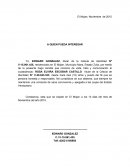 Carta de referencia.