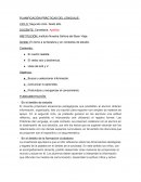 PLANIFICACIÓN PRÁCTICAS DEL LENGUAJE: