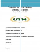 Historia de los negocios internacionales