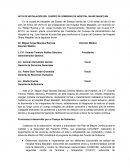 ACTA DE INSTALACIÓN DEL CUERPO DE GOBIERNO DE HOSPITAL SHARP MAZATLÁN