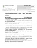 Completa la siguiente información con las opciones de palabras que se te otorgan a continuación