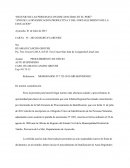 Asunto:	PROCEDIMIENTO DE OFICIO