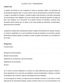 CALIDAD TOTAL Y REINGENIERIA.