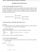 Distrubución de Frecuencia