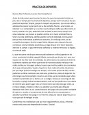 Práctica de Deportes