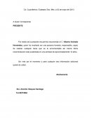 Modelo de cartas de remomendación