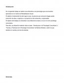 Entrevista a una psicología que se encuentra ejerciendo en el Centro de Rehabilitación Social