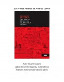 Las venas abiertas de america latina Desarrollo Regional y Sustentabilidad