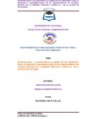INVESTIGACIÓN Y ANÁLISIS PREVIO AL DISEÑO DE UNA PROPUESTA PARA LA CREACIÓN E IMPLEMENTACIÓN DE UN DEPARTAMENTO DE TALENTO HUMANO EN LA EMPRESA “METALES Y AFINES S.A.” DE LA CIUDAD DE GUAYAQUIL.