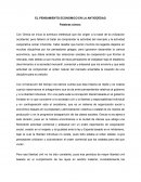 Reseña: EL PENSAMIENTO ECONOMICO EN LA ANTIGÜEDAD