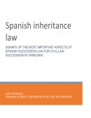 Derecho español sucesiones