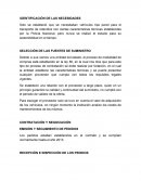 IDENTIFICACIÓN DE LAS NECESIDADES