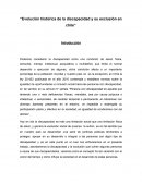 Evolución histórica de la discapacidad y su exclusión en chile