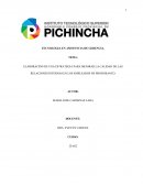 ELABORACIÓN DE UNA ESTRATEGIA PARA MEJORAR LA CALIDAD DE LAS RELACIONES INTERNAS EN LOS EMPLEADOS DE PRODUBANCO
