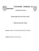 PROTOCOLO PARA LA ELABORACIÓN DE TESIS A NIVEL LICENCIATURA.