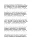 Ensayo escenarios naturales