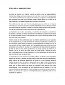 Ética de la arquitectura