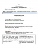 Actividad Desarrollo de la conciencia ética y moral