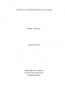 Crisis de la contratacion estatal colombiana