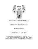 REPORTE DE LECTURA DE “EL ALMA DEL LIDERAZGO” DE DEEPAK CHOPRA