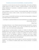 Psicotécnica; ante un universo de posibilidades y un mundo de problemas.