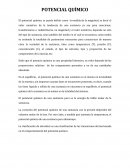 Potencial quimico