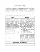 Analisis del trabajo Costo/Beneficio