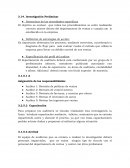 Auditoria Gerencial: Investigación Preliminar