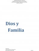 Trabajo. Dios y Familia