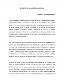 EL PAPEL DE LA MUJER EN LA BIBLIA